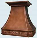 French Country Extra Large Copper Hoods